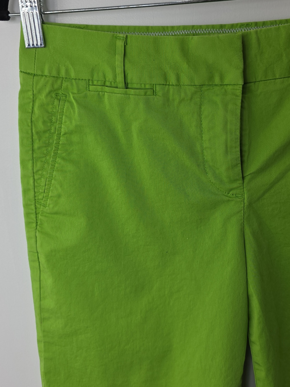 J. Crew Womens Lime Green Bermuda Shorts Size 2    W30 x 9 Insean - Picture 4 of 10
